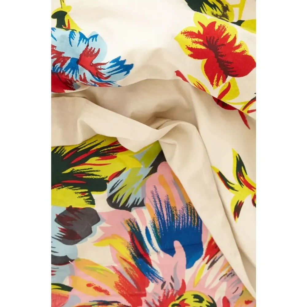 New Urban Outfitters Romantic Floral Scarf Duvet Cover size Twin 90” x66”